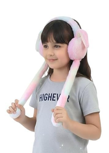Moving Earmuffs with Jumping Bunny Ears